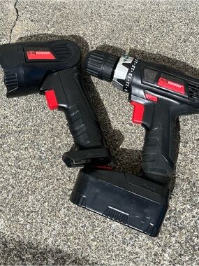 Drill Master Cordless Drill & Flashlight